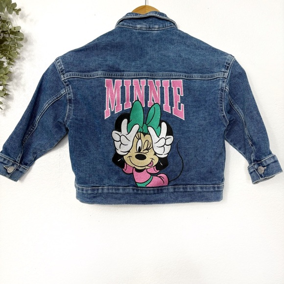 H&M • Minnie Embroidered Denim Jacket - Picture 4 of 5